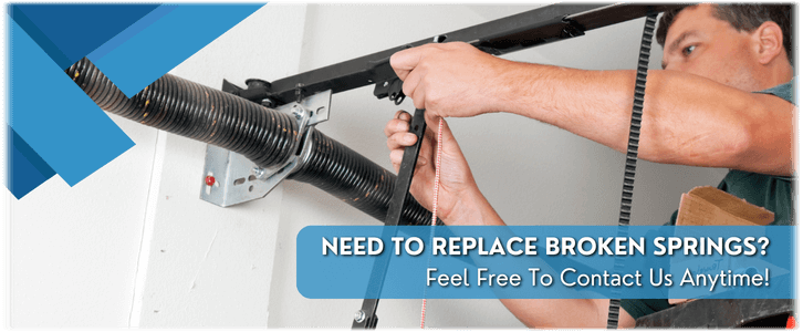 Broken Garage Door Spring Repair La Habra CA